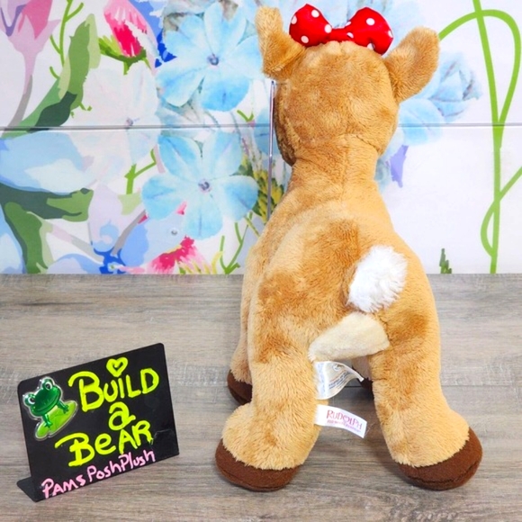 Vary Rare Build a Bear MINI Clarice 10" Misfit Rudolph the Red-Nosed Reindeer - Picture 5 of 8
